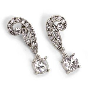 Art Deco Crystal Earrings